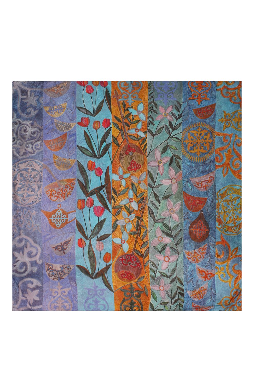 Шелковый платок праздник весны GOURJI, арт. T24SPH7R/1, фото 4