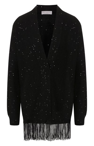 Женский кардиган из смеси кашемира и шелка BRUNELLO CUCINELLI, арт. M73540206