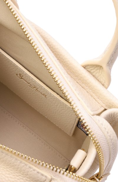 Сумка vanity mini MC2 SAINT BARTH кремового цвета по цене 37450 руб., арт. VANMI001-01516L/VANITY BAG MINI, фото 5 Сумка vanity mini MC2 SAINT BARTH, арт. VANMI001-01516L/VANITY BAG MINI, фото 5