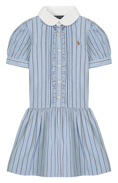 Хлопковое плат ье-рубашка POLO RALPH LAUREN, арт. 312751034, фото 1