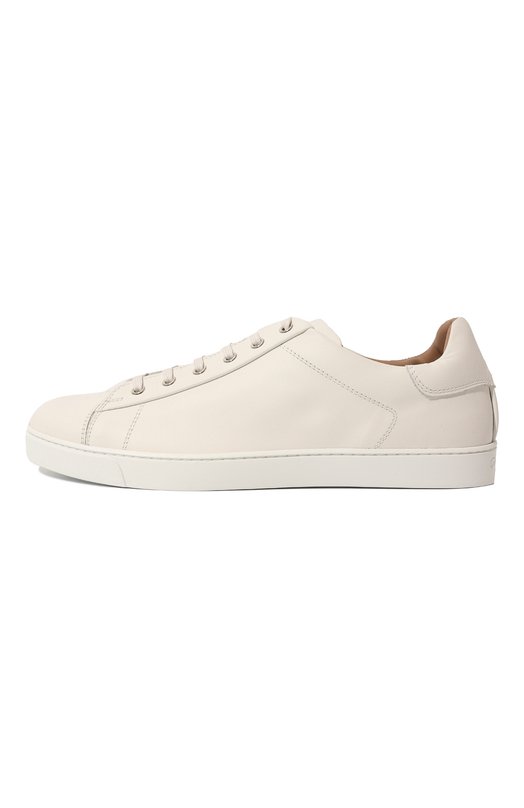 Кожаные кеды Gianvito Rossi S26340.M1WHT.CLNBIAN Белый  S26340.M1WHT.CLNBIAN Фото 4