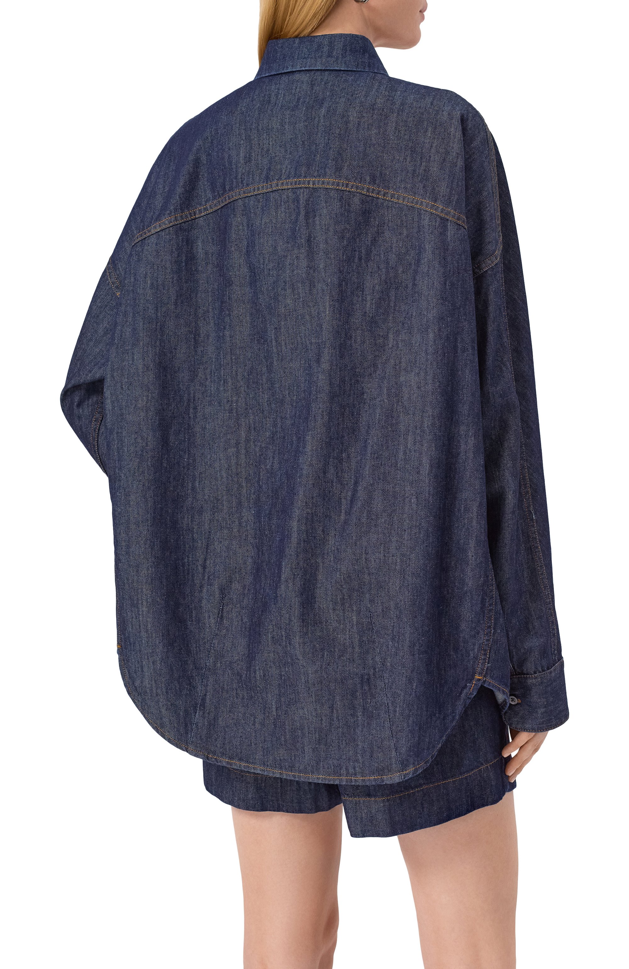 Джинсовая рубашка DRIES VAN NOTEN, арт. 251-010729-1553, фото 4