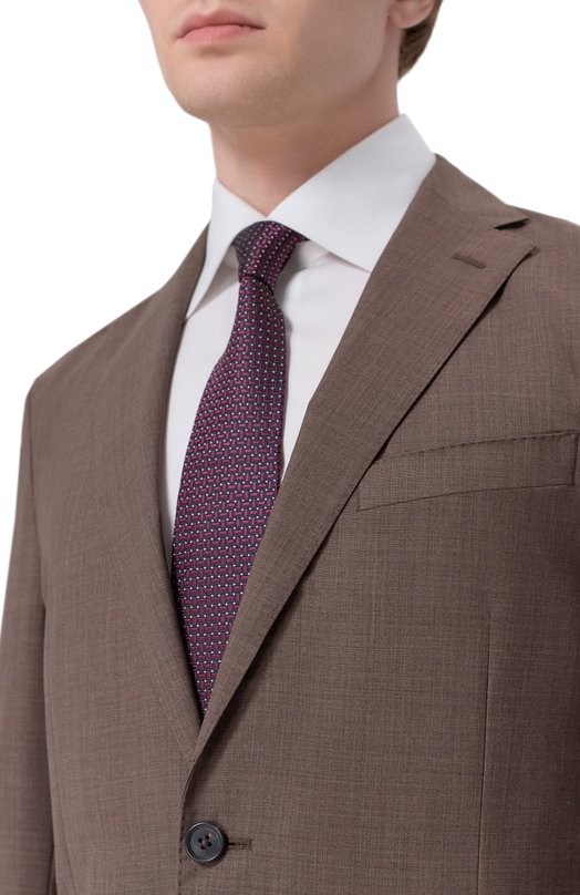 Шерстяной костюм Corneliani 27X007/2718425_SET Коричневый  27X007/2718425_SET Фото 6