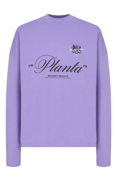 Женская хлопковый лонгслив PLANTA ROSA, арт. PR/L02.1/COMPLEXITY/220VELVET