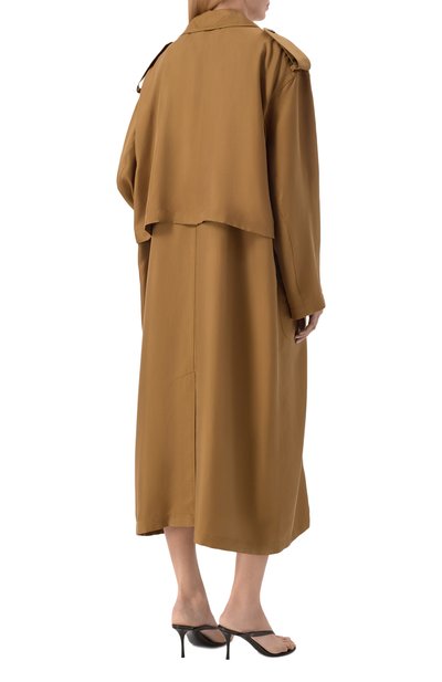 Шелковый тренч SAINT LAURENT, арт. 858563/YZ9BM, фото 4