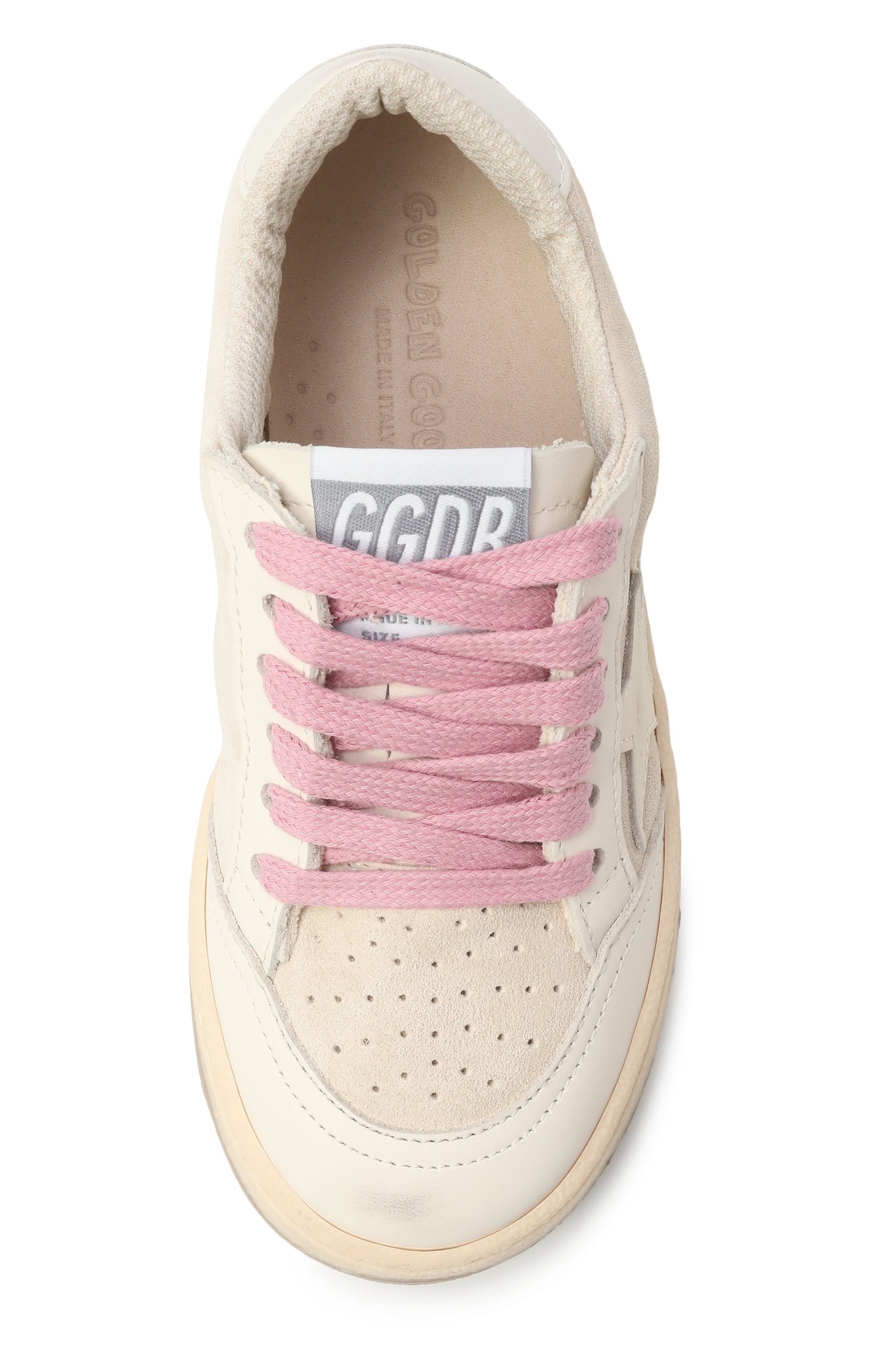 Кожаные кеды ball star GOLDEN GOOSE DELUXE BRAND, арт. GYF00439.F007308, фото 4