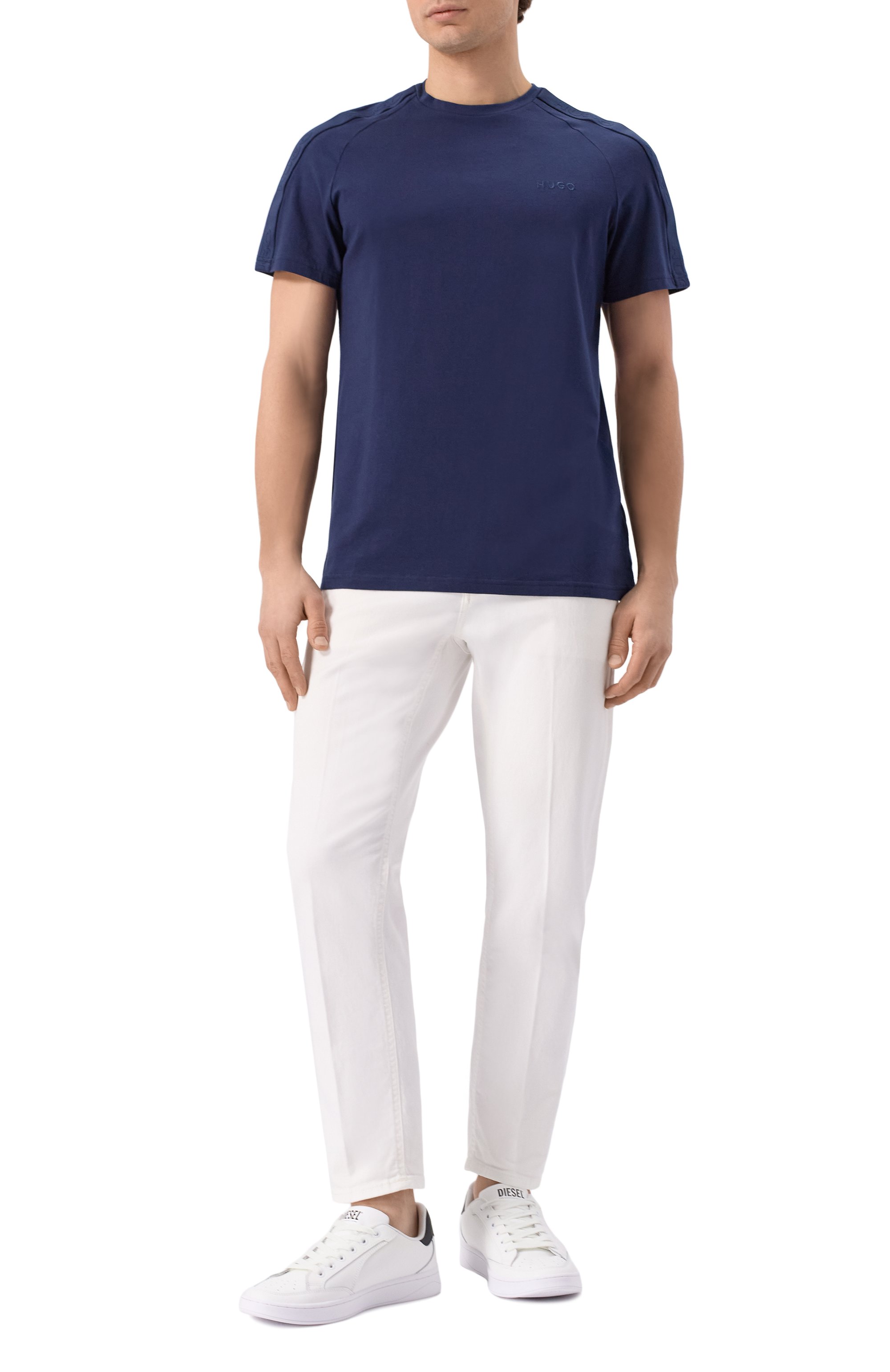 Хлопковая футболка HUGO, арт. 50520480, фото 2