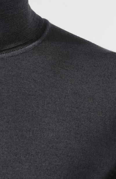 Водолазка из  шерсти и шелка BOSS, арт. 50419133, фото 5
