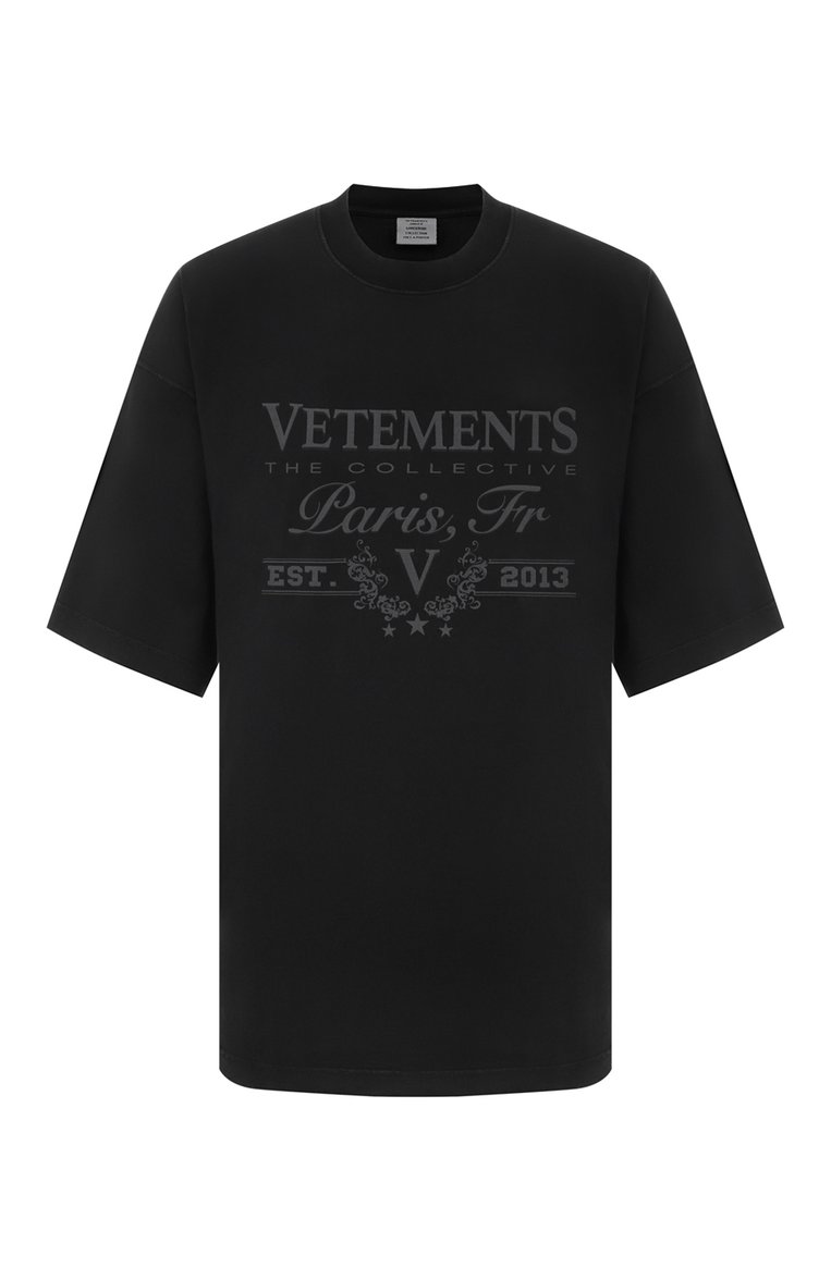Хлопковая футболка VETEMENTS, арт. UE64TR450B, фото 1