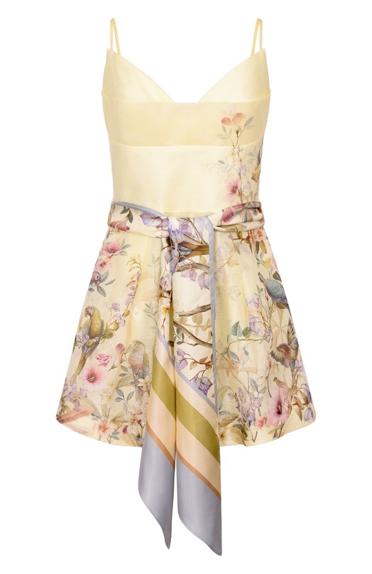 Комбинезон изо льна и шелка Zimmermann 6538YC261 Жёлтый 6538YC261