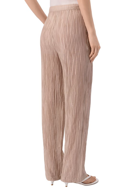 Брюки из лиоцелла  Emporio Armani EW003446/AF20830 Бежевый  EW003446/AF20830 Фото 4