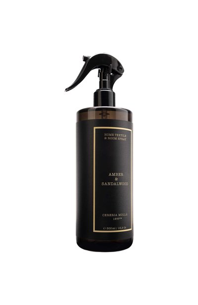 Спрей для тканей amber & sandalwood (500ml) CERERIA MOLLA 1899, арт. 8424405010211