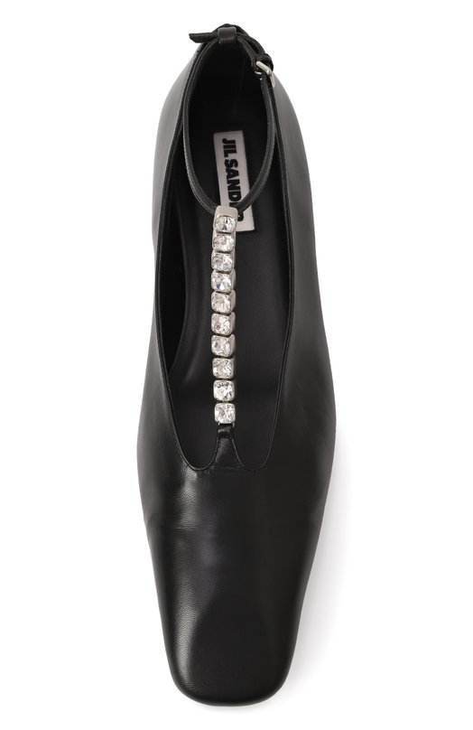 Кожаные балетки Jil Sander J15WZ0021/P4864 Чёрный  J15WZ0021/P4864 Фото 6