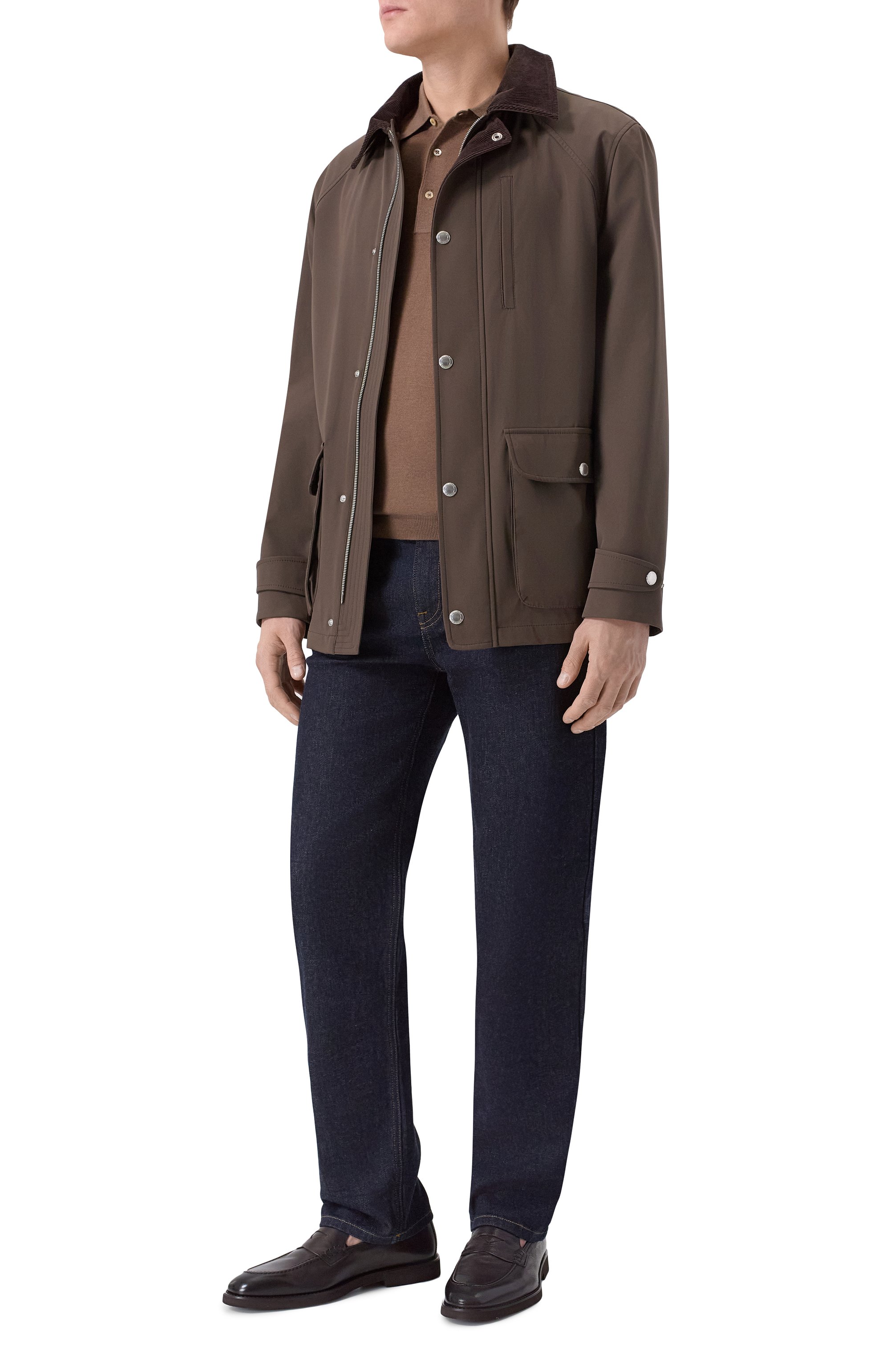 Кожаные пенни-лоферы DOUCAL'S, арт. DU3294SAL0UF188T, фото 2