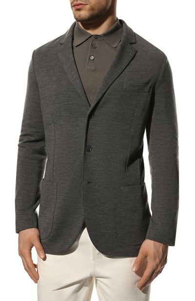 Шерстяной пиджак LORO PIANA, арт. FAI7802, фото 3