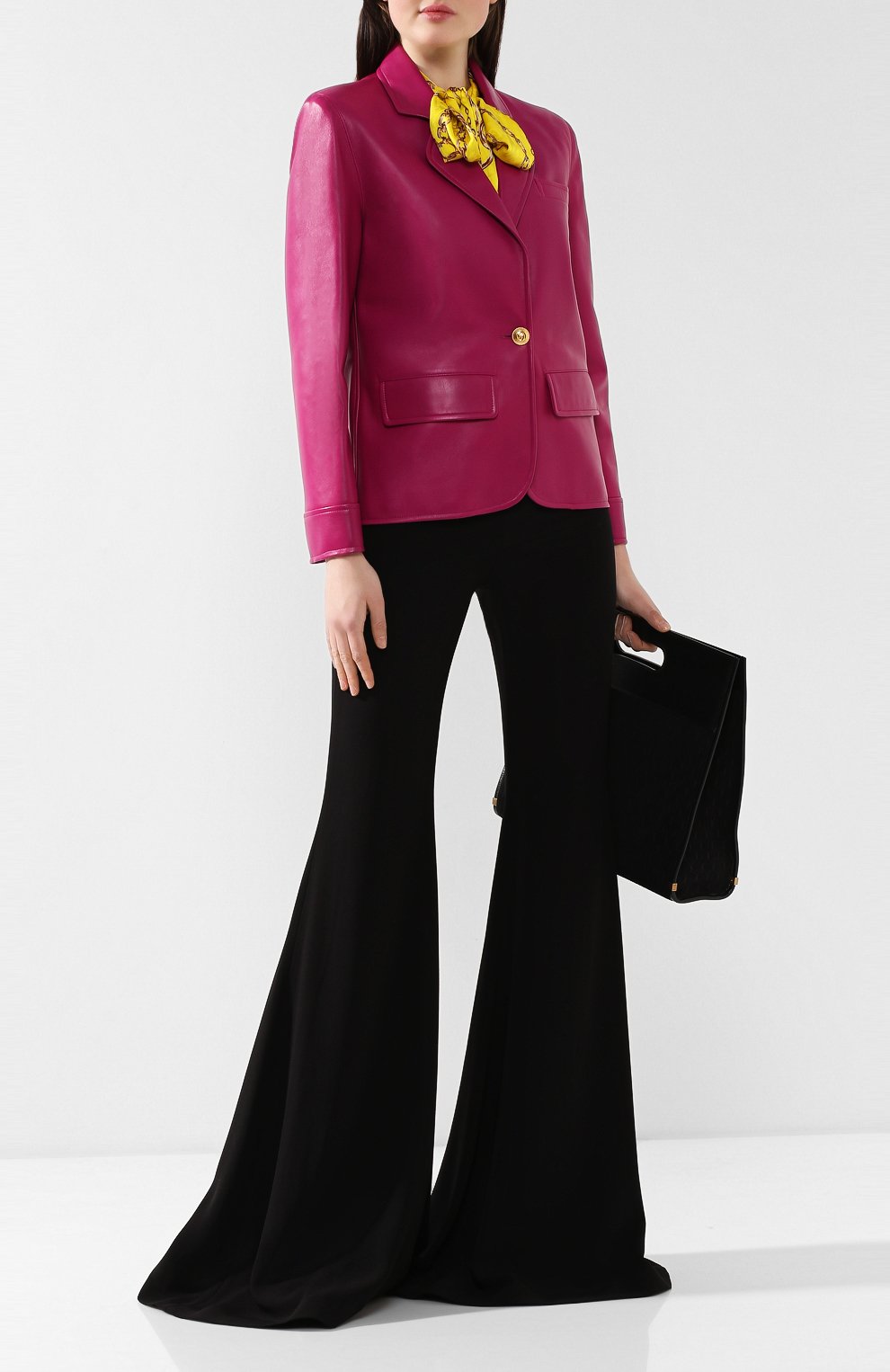 Кожаный жакет GUCCI, арт. 573097/XNAET, фото 2