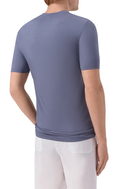 Футболка ZIMMERLI темно-серого цвета по цене 14450 руб., арт. 700-1341, фото 4 Футболка ZIMMERLI, арт. 700-1341, фото 4