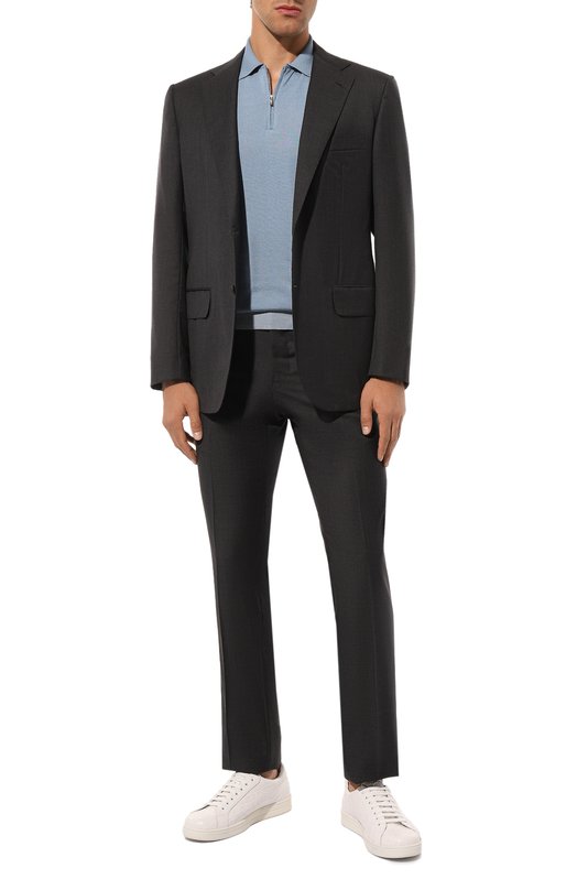 Шерстяной костюм Kiton UA81K0127002 Серый  UA81K0127002 Фото 2