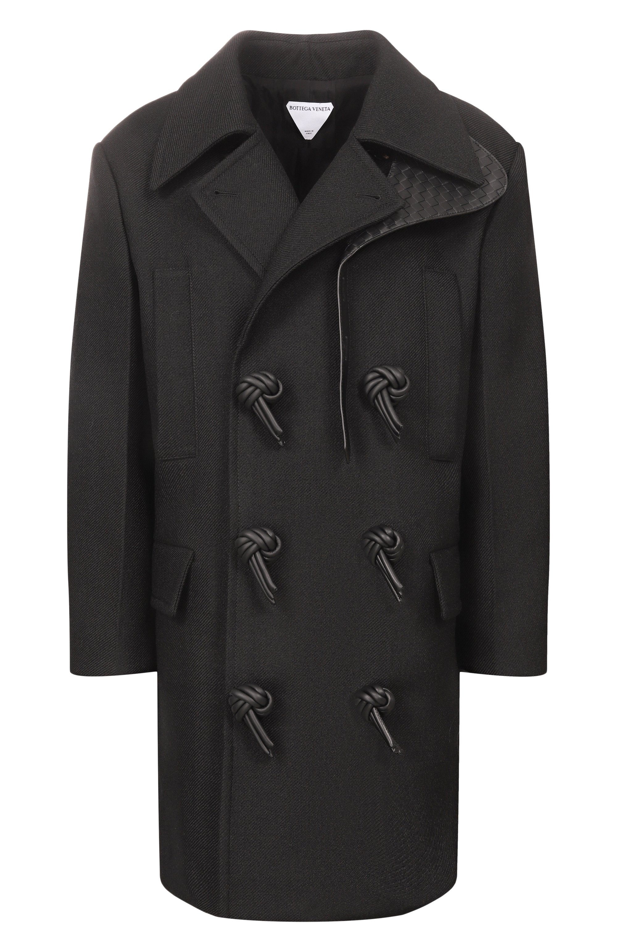 Пальто BOTTEGA VENETA черного цвета по цене 693500 руб., арт. 873076/V6DM0, фото 1 Пальто BOTTEGA VENETA, арт. 873076/V6DM0, фото 1