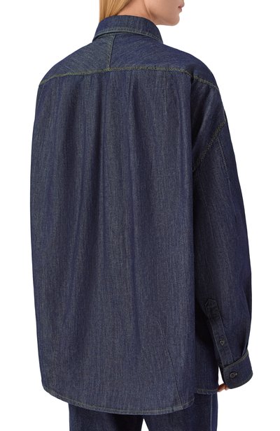 Джинсовая рубашка DRIES VAN NOTEN, арт. 010786-2382-507, фото 4