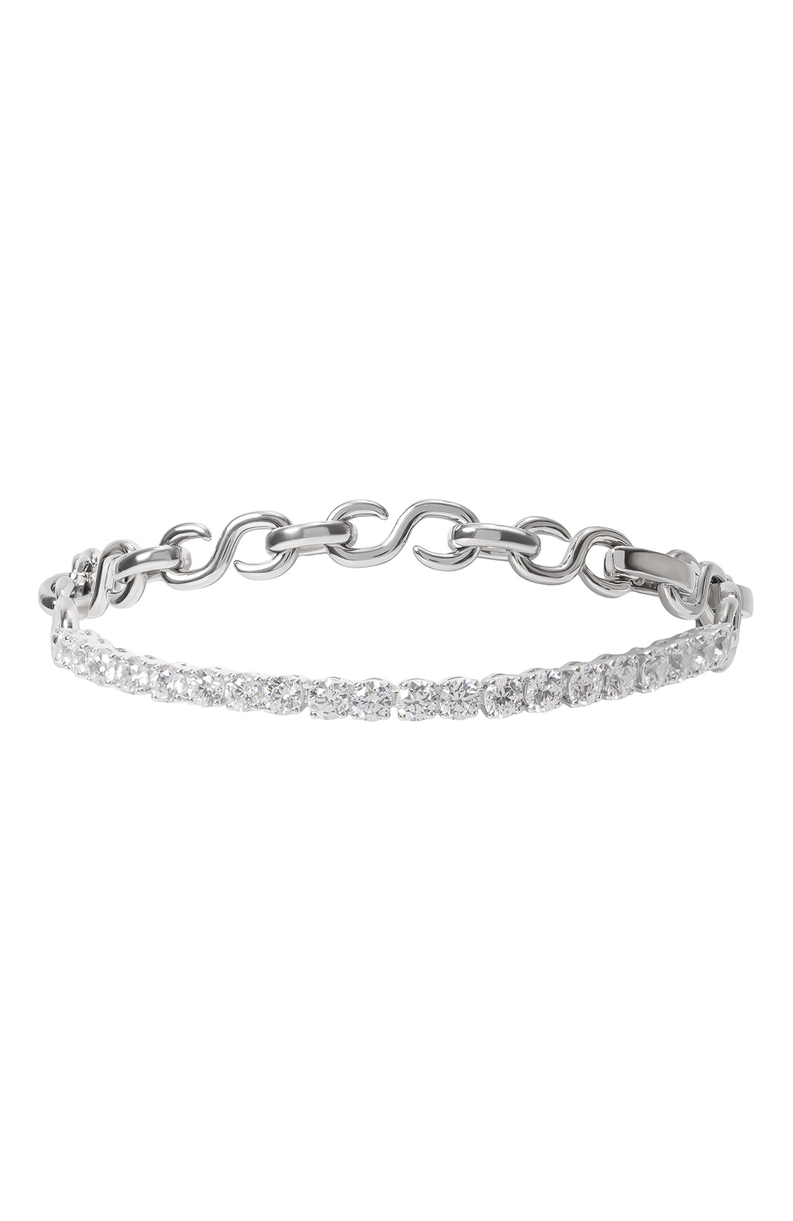 Браслет matrix SWAROVSKI серебряного цвета по цене 27550 руб., арт. 5753926, фото 1 Браслет matrix SWAROVSKI, арт. 5753926, фото 1