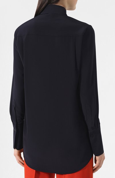Блузка прямого кроя VICTORIA, VICTORIA BECKHAM, арт. SHVV 133 PSS19 SATIN CREPE/EMB, фото 4