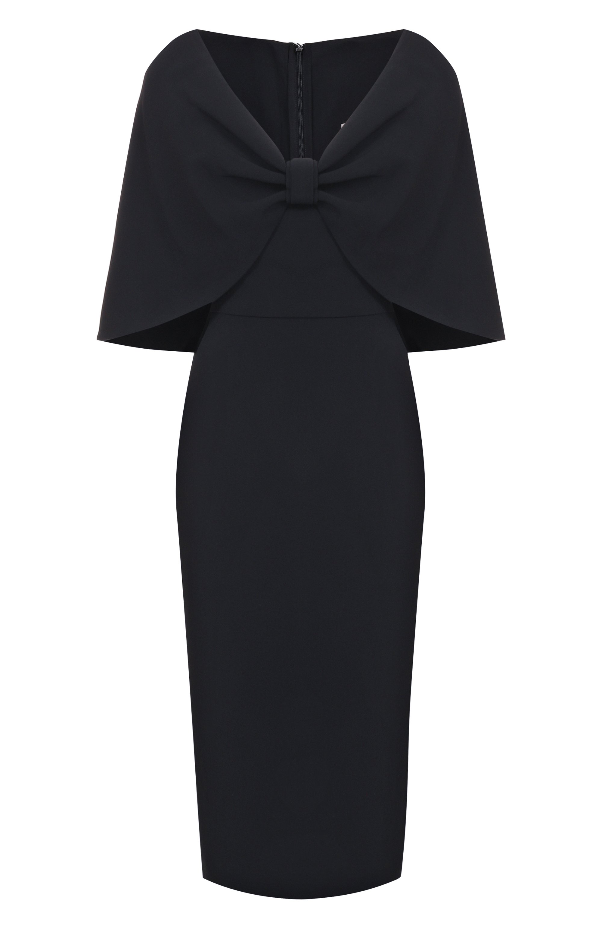 Шелковое платье ELIE SAAB черного цвета по цене 328000 руб., арт. D0834NP25/CD003, фото 1 Шелковое платье ELIE SAAB, арт. D0834NP25/CD003, фото 1