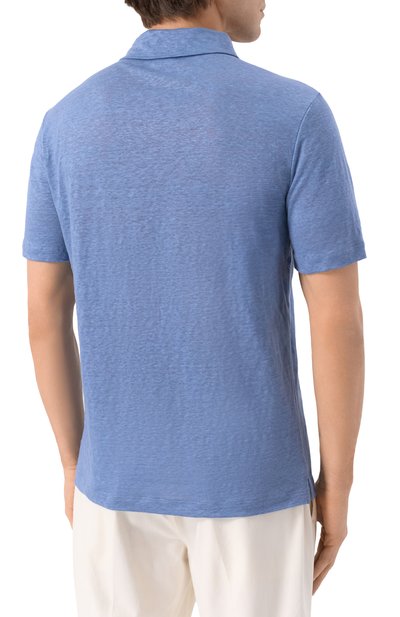 Льняное поло GIORGIO ARMANI, арт. 3RSF80/SJJMZ, фото 4