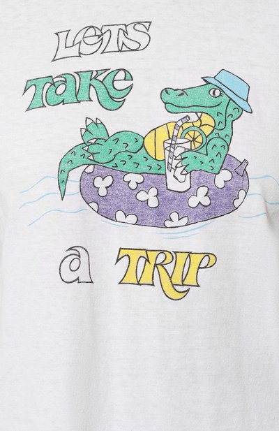 Хлопковая футболка RE/DONE, арт. 024-02WBXT001, фото 5