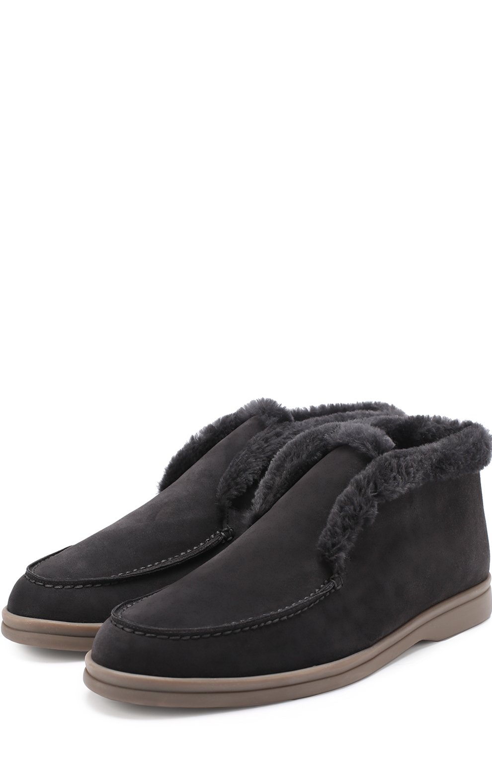 Замшевые ботинки open walk LORO PIANA, арт. FAG3602, фото 1