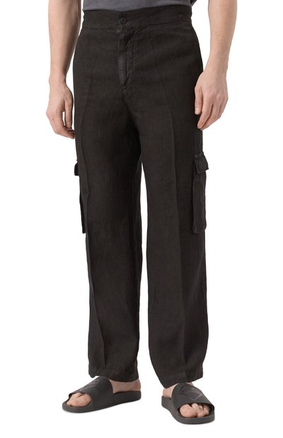 Льняные брюки-карго INLINUM, арт. CARG011, фото 3