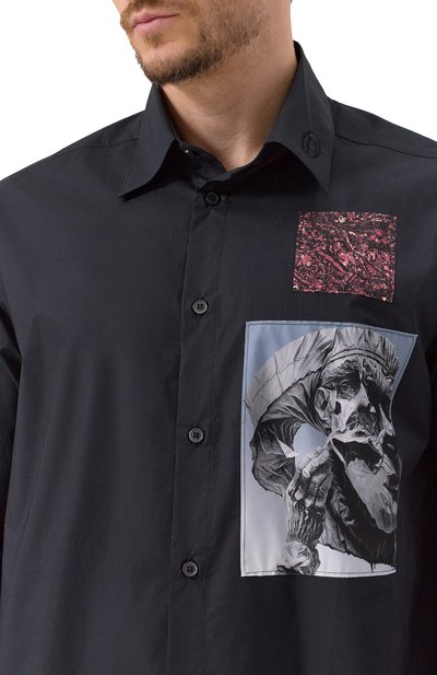 Хлопковая рубашка DIESEL, арт. A16759/0NJBT, фото 5