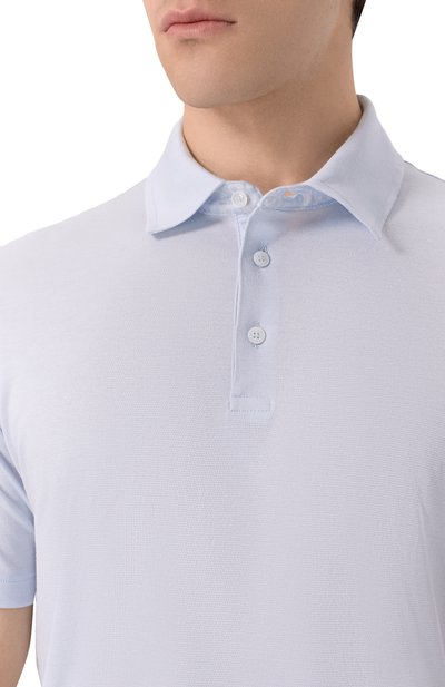 Поло из хлопка и лиоцелла PAUL&SHARK, арт. 26411253, фото 5