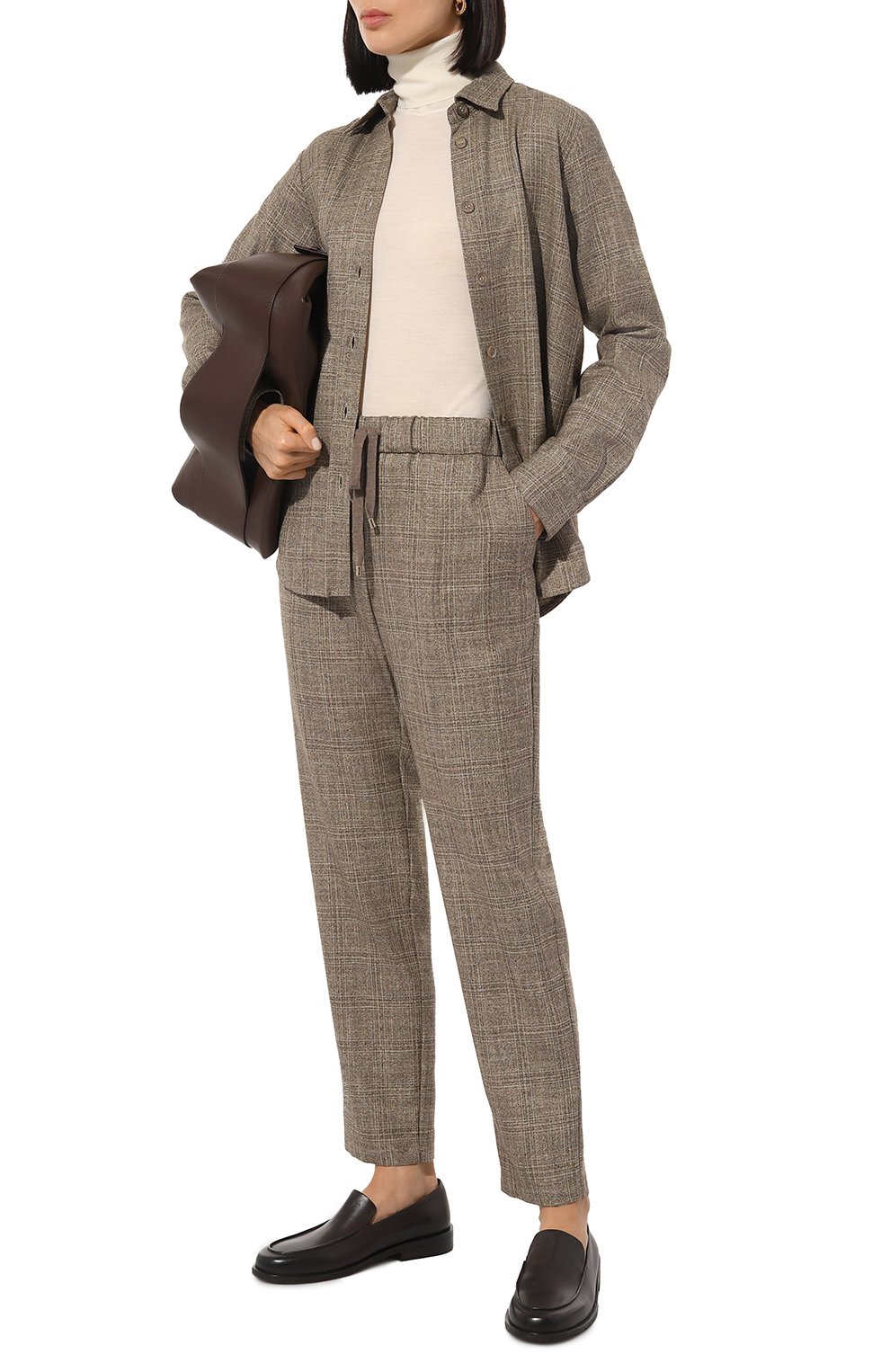 Рубашка из шерсти и вискозы LORENA ANTONIAZZI, арт. A2448CA12A/4653, фото 2