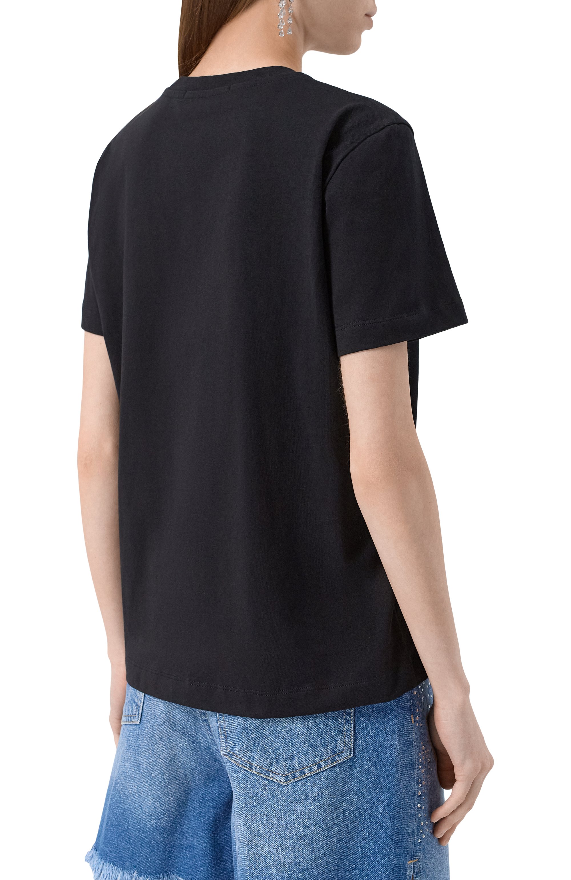 Хлопковая футболка MSGM, арт. 3441MDM510G/237002, фото 4