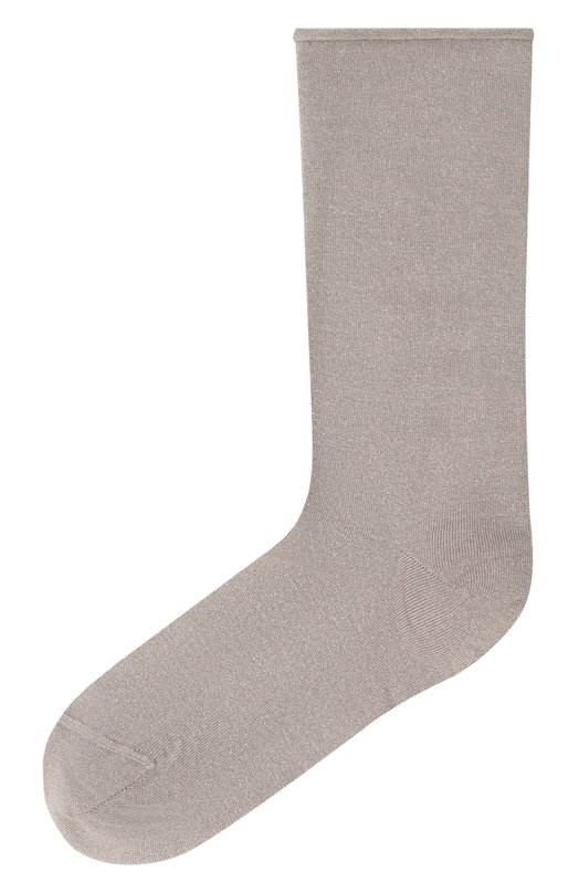 Носки из кашемира и шелка Brunello Cucinelli M41945019P Бежевый M41945019P