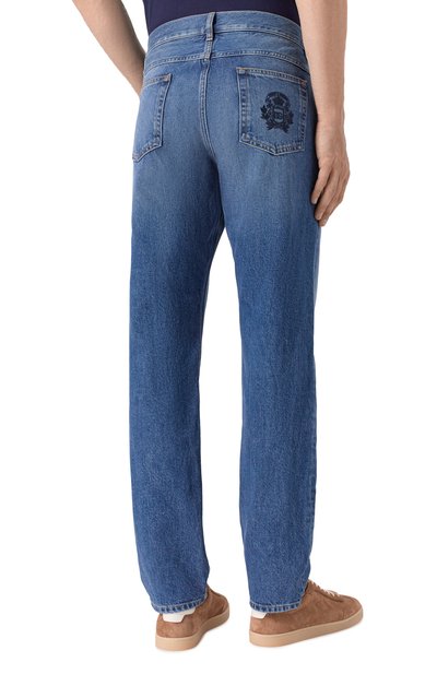 Джинсы regular DOLCE & GABBANA синего цвета по цене 98950 руб., арт. GYJCCZ/G80W2, фото 4 Джинсы regular DOLCE & GABBANA, арт. GYJCCZ/G80W2, фото 4