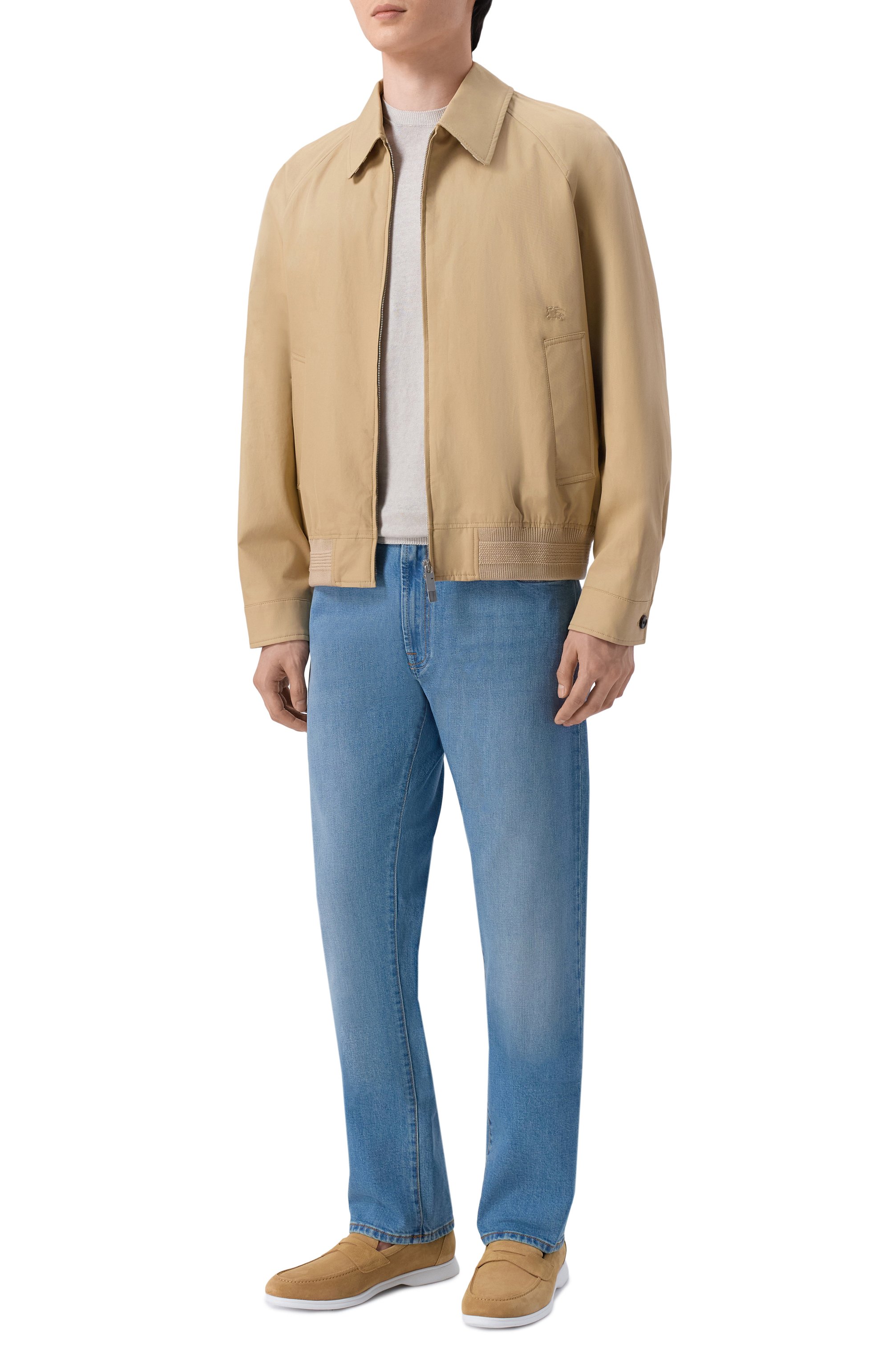 Замшевые пенни-лоферы KITON, арт. USSA389N0010828, фото 2