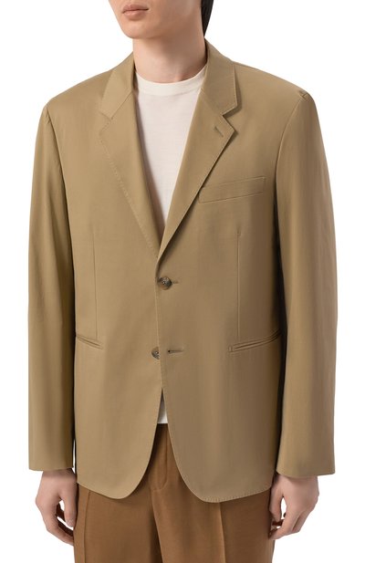 Хлопковый пиджак 12 STOREEZ, арт. 136036, фото 3