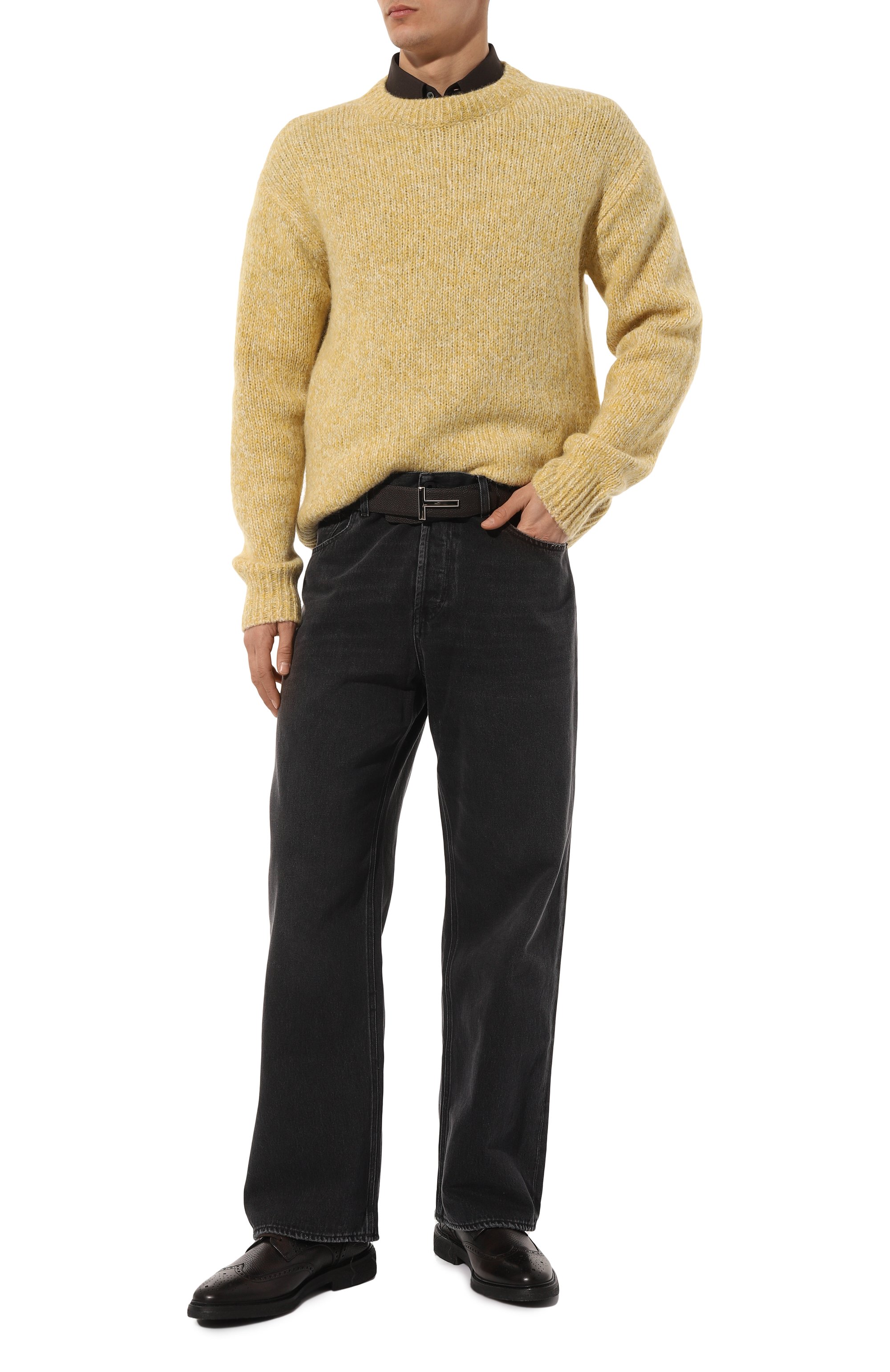 Кожаные оксфорды colin SANTONI, арт. MCCG17836PD5HSH9, фото 2