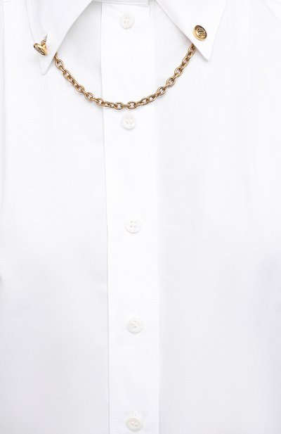 Хлопковая рубашка GIVENCHY, арт. BW60NJ130A, фото 5