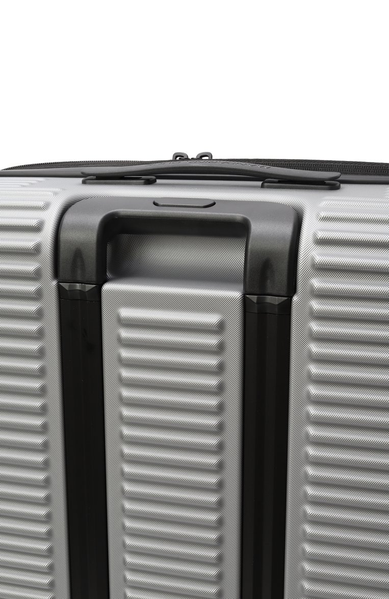 Женский чемодан tank case large MANDARINA DUCK серебряного цвета, арт. FSV24-002 | Фото 5 (Материал: Пластик; Размер: large; Автоматизация состава: Проставлено; Автоматизация ТО: Проставлено)
