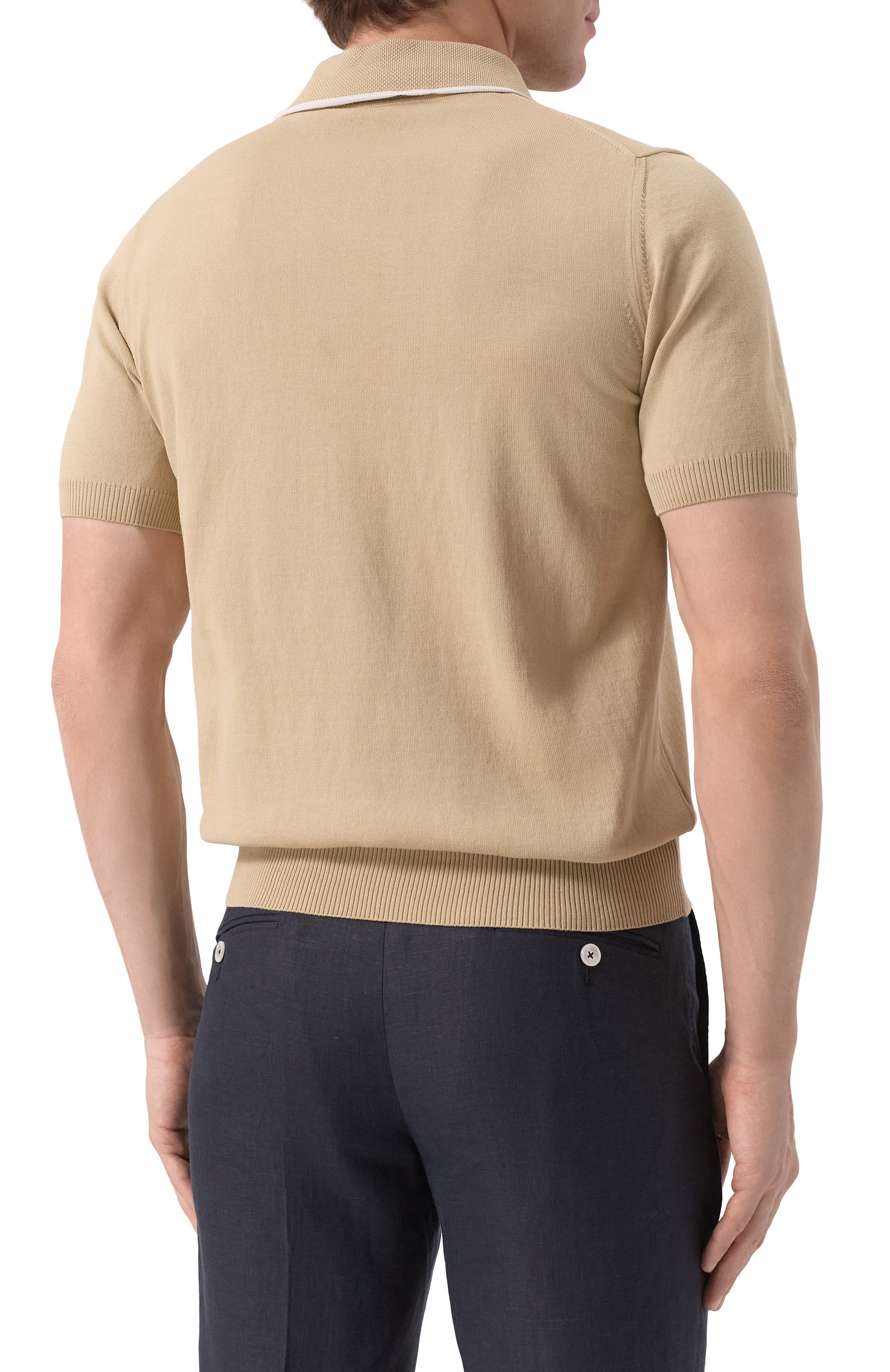 Хлопковое поло CANALI, арт. C1052/MK02261, фото 4