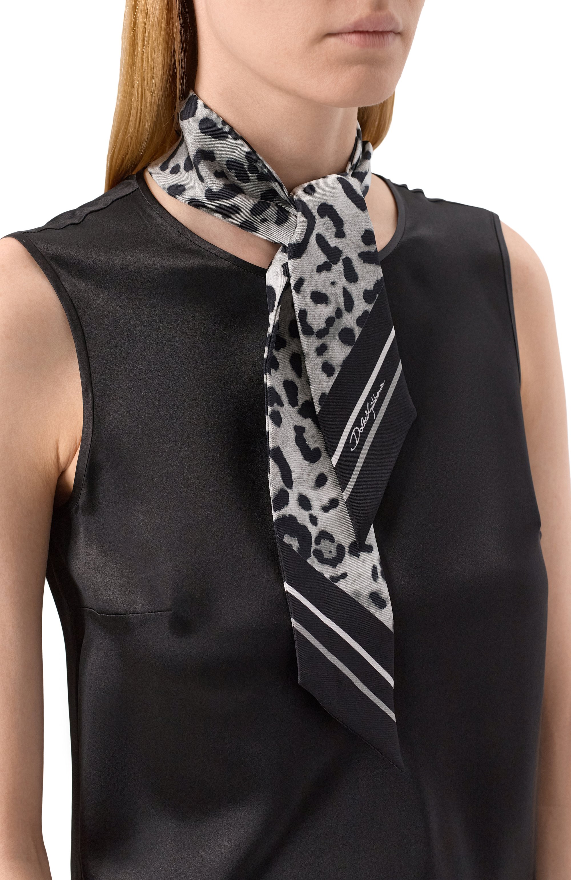 Шелковый шарф-твилли DOLCE & GABBANA, арт. FS215A/GDCUW, фото 2