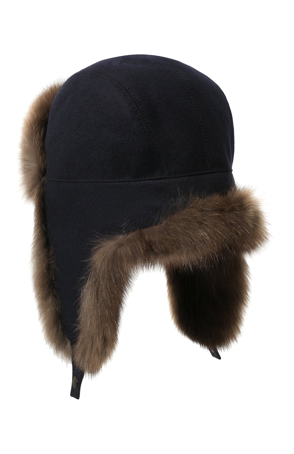 Шерстяная шапка-ушанка с мехом соболя VICTORIA KUSENKOVA, арт. 339103584159, фото 2
