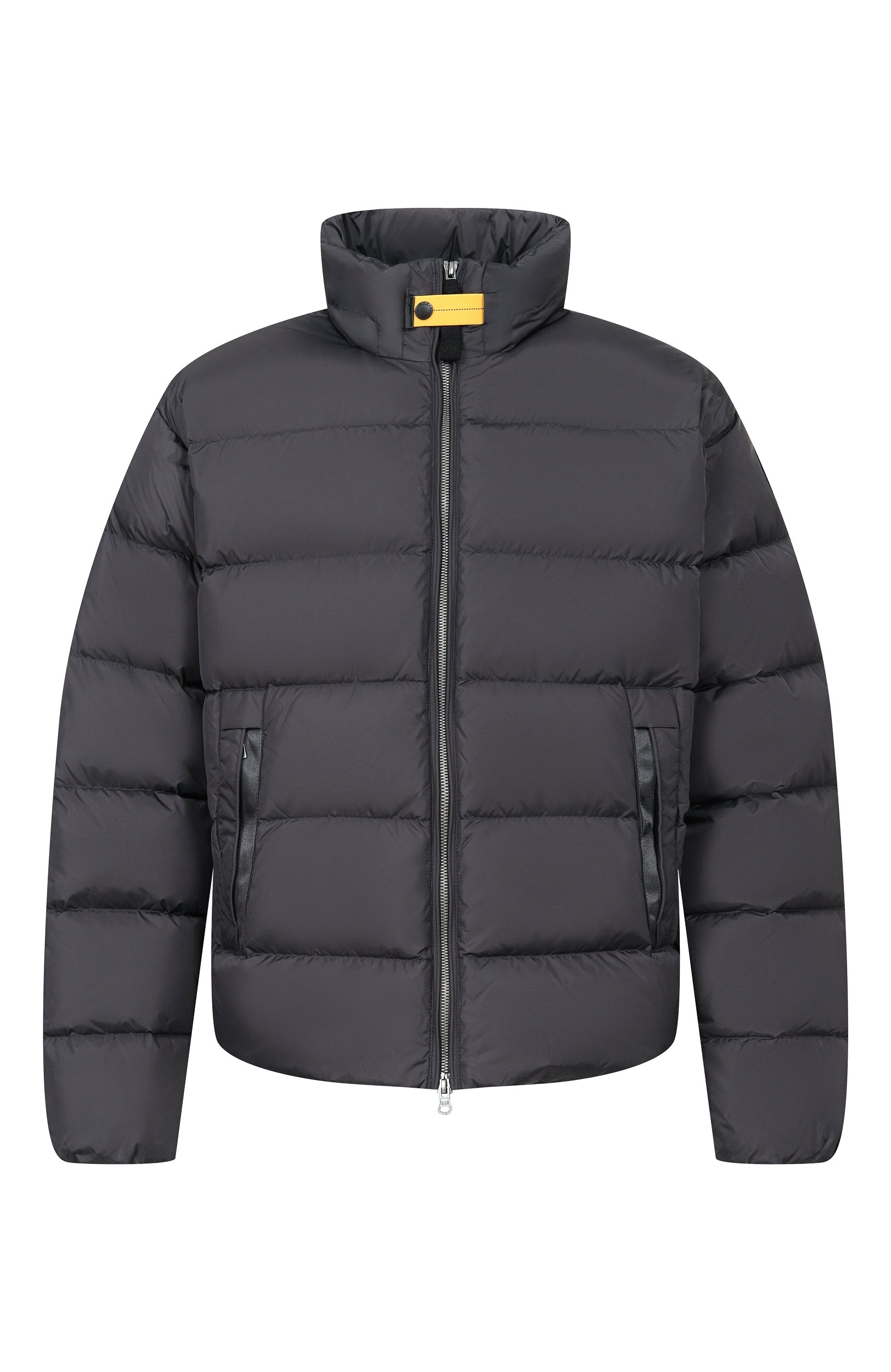 Пуховик PARAJUMPERS темно-серого цвета по цене 92400 руб., арт. 26WMPMPUTT01, фото 1 Пуховик PARAJUMPERS, арт. 26WMPMPUTT01, фото 1
