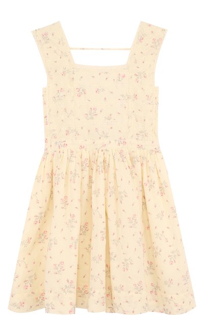 Хлопковый сарафан на широких бретельках с открытой спиной LES COYOTES DE PARIS, арт. 330107, фото 1