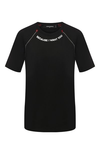 Женская хлопковая футболка DSQUARED2, арт. S75GC0959/S22427