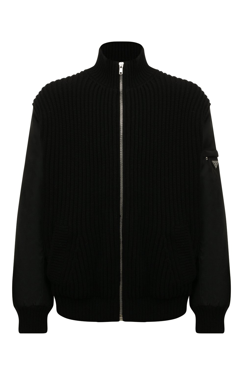 Кашемировый кардиган PRADA, арт. UMG128-10F6-F0002-212, фото 1