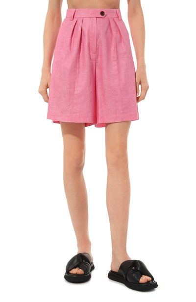 Шорты изо льна и вискозы LESYANEBO, арт. SS23/H-469/MT, фото 3